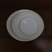 Japanese White Crystalline Glaze Mini Plate