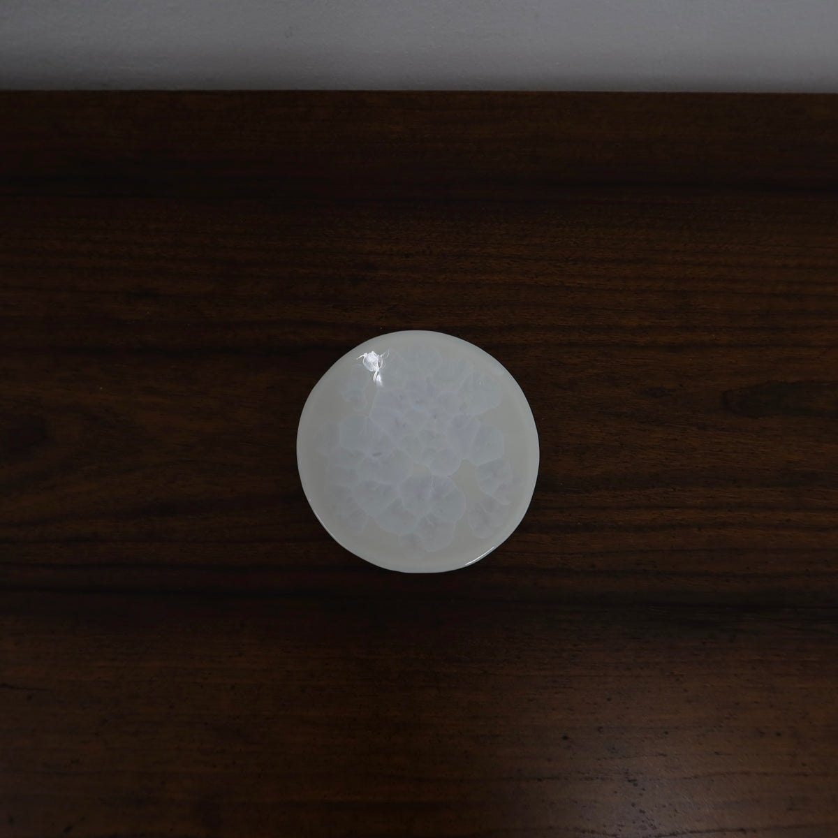 Japanese White Crystalline Glaze Mini Plate