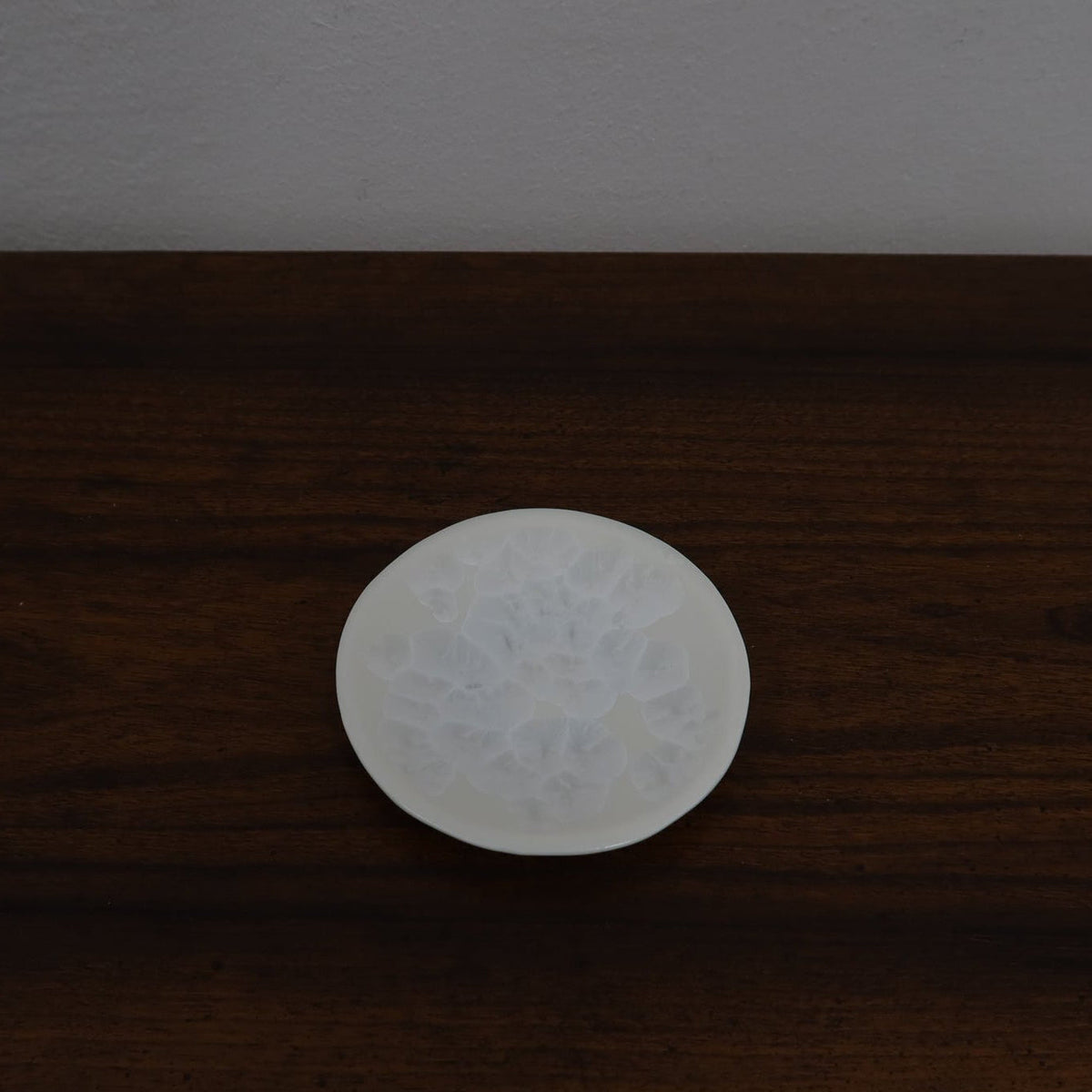 Japanese White Crystalline Glaze Mini Plate
