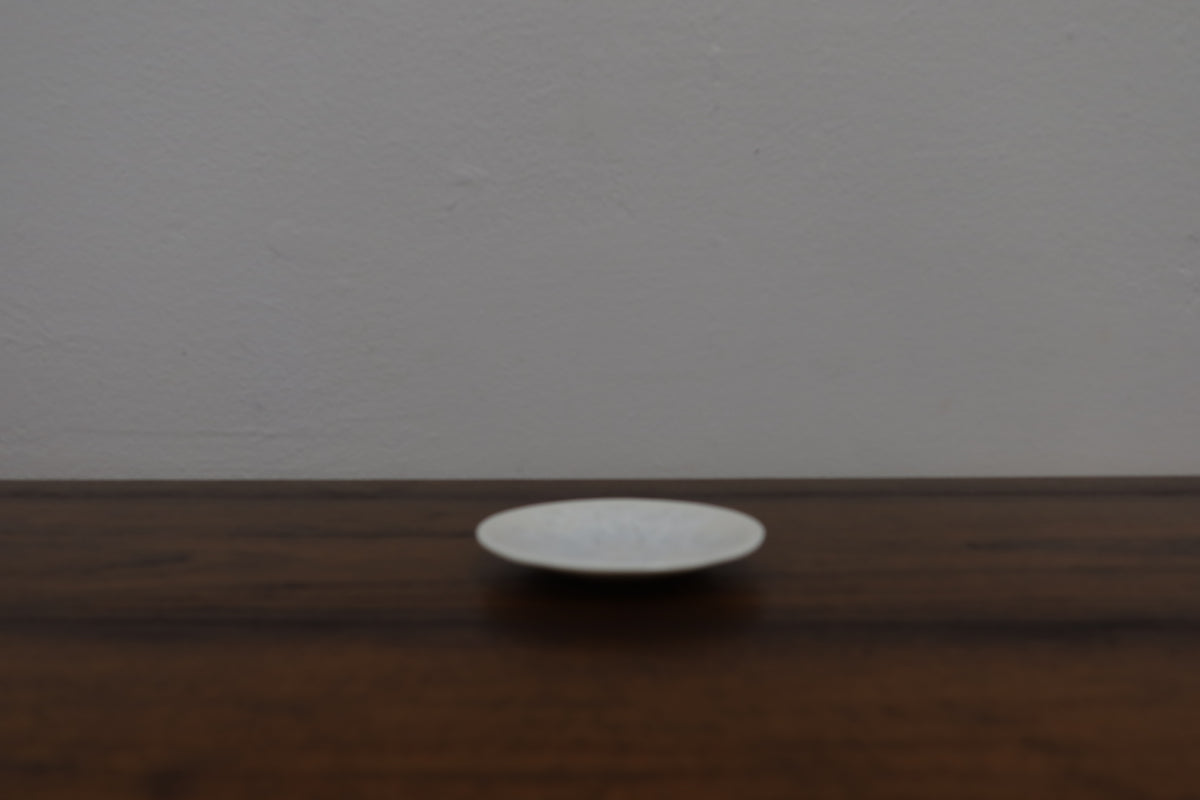 Japanese White Crystalline Glaze Mini Plate