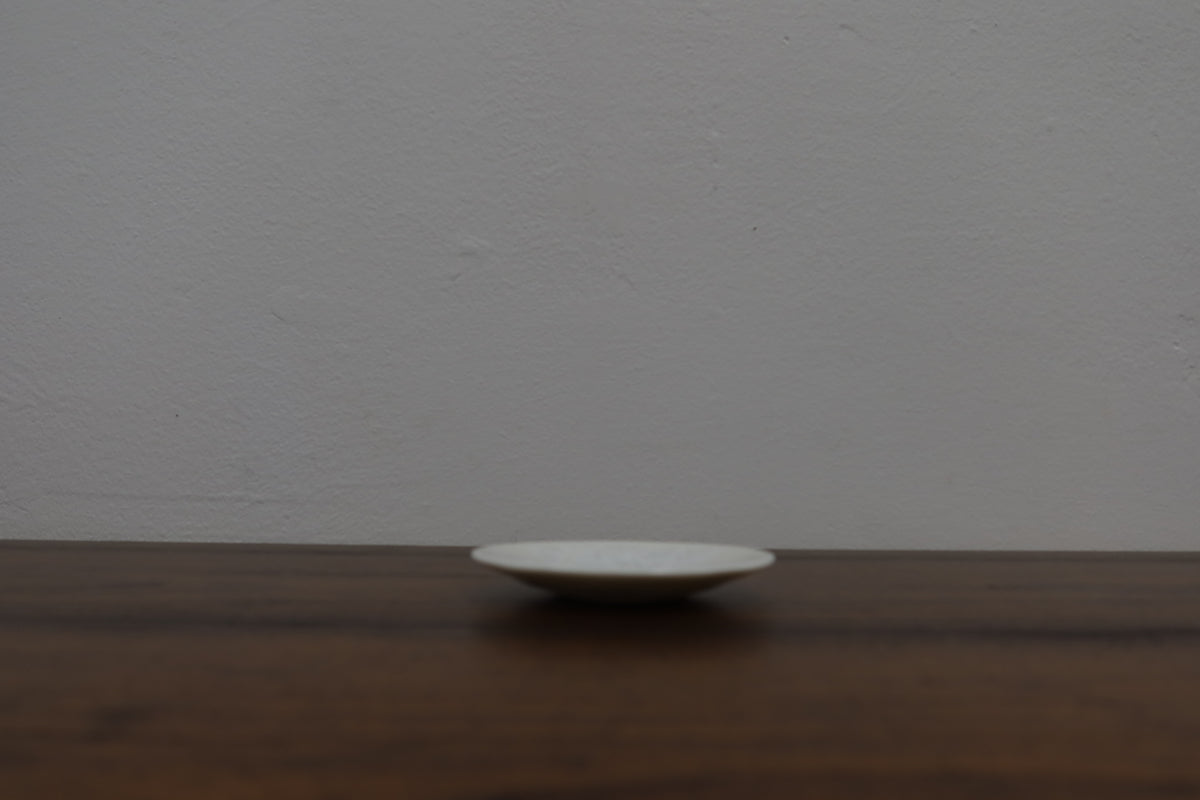 Japanese White Crystalline Glaze Mini Plate