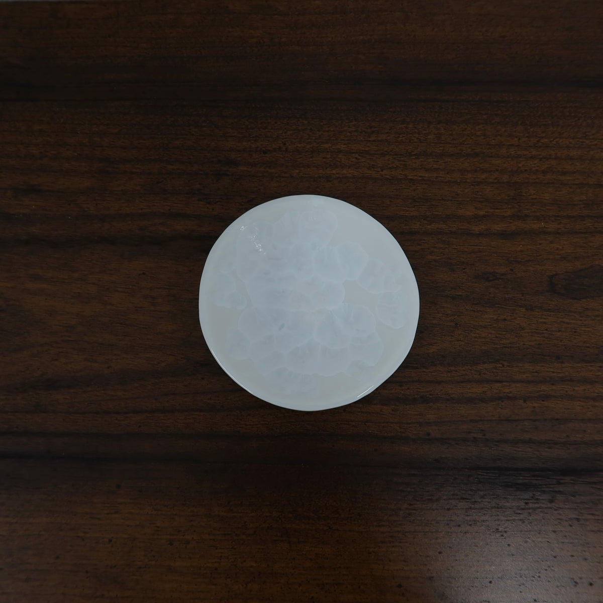 Japanese White Crystalline Glaze Mini Plate