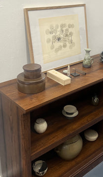 Korean Buncheong 'Gobaekdal' Silver-lidded Tea Caddy