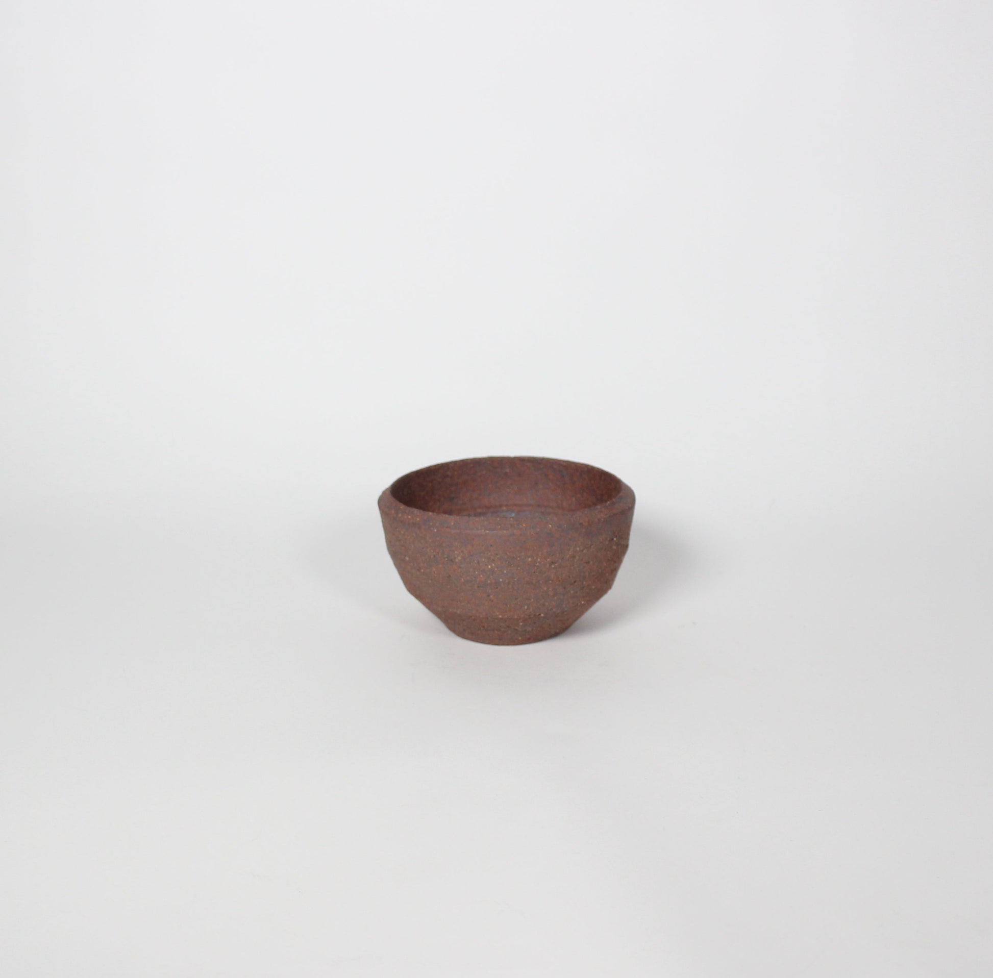 Japanese Small Ceramic Bowl, Rustic Brown