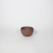 Japanese Small Ceramic Bowl, Rustic Brown