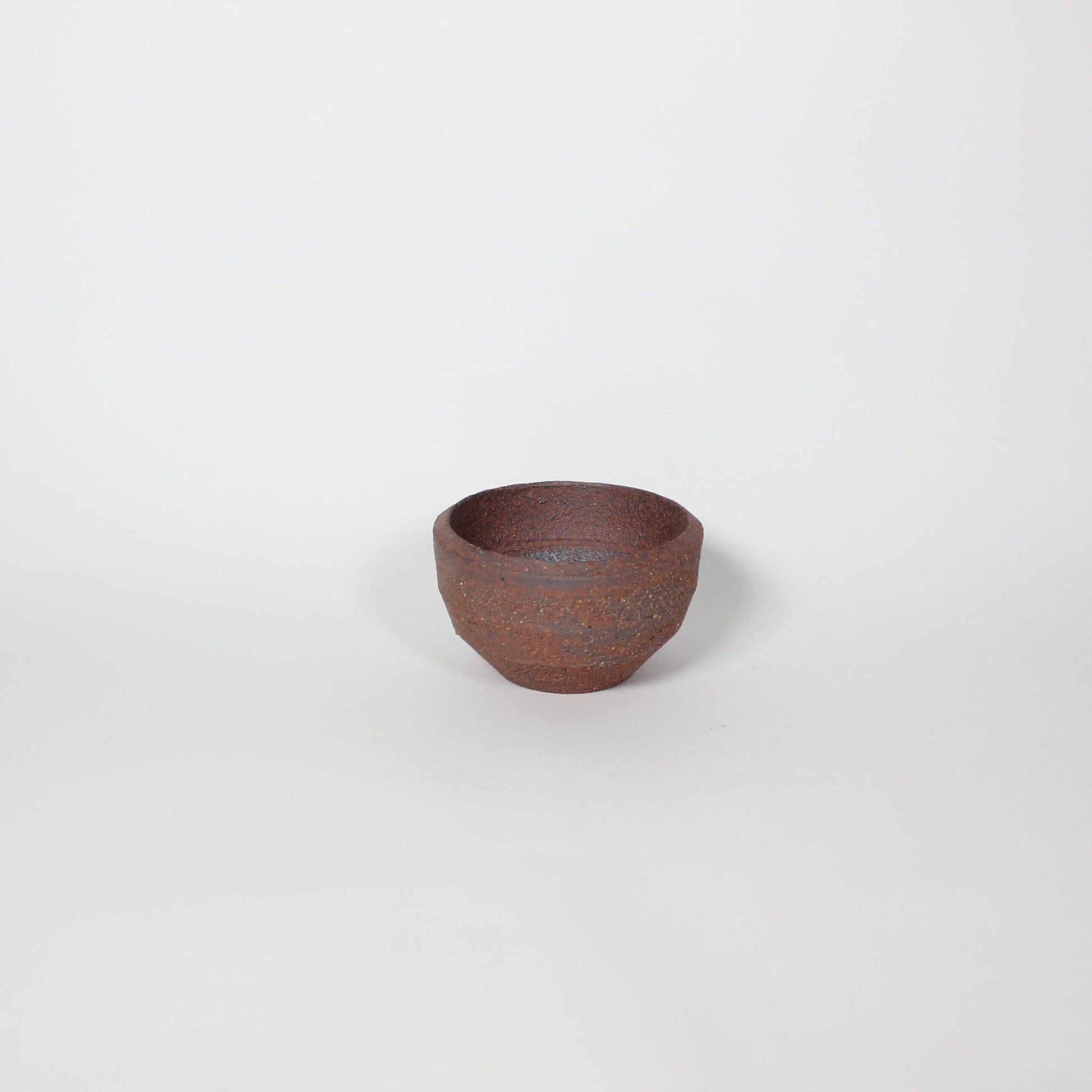 Japanese Small Ceramic Bowl, Rustic Brown