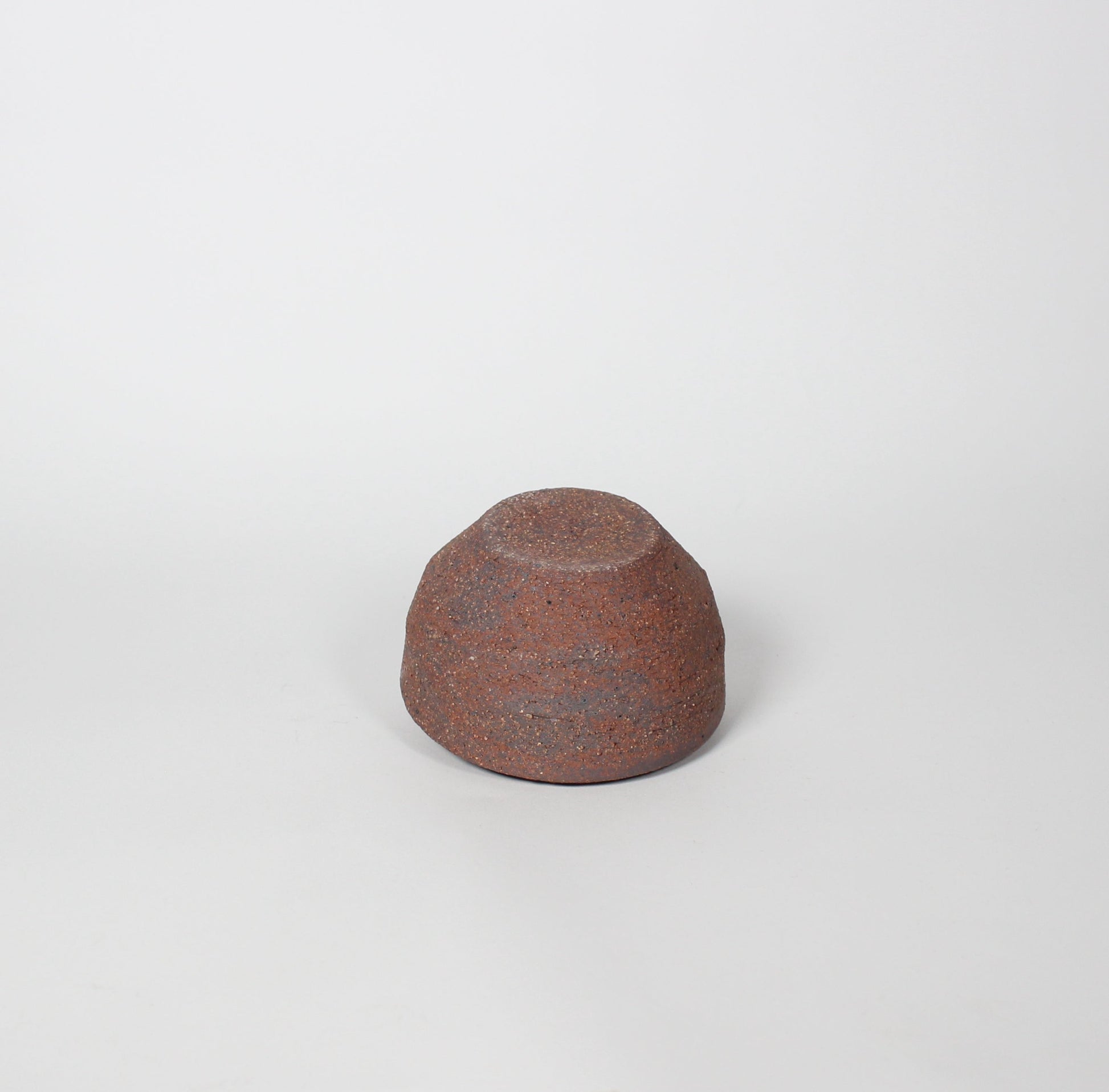 Japanese Small Ceramic Bowl, Rustic Brown