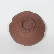 Japanese Ceramic Plate, Rustic Brown