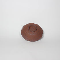 Japanese Ceramic Plate, Rustic Brown