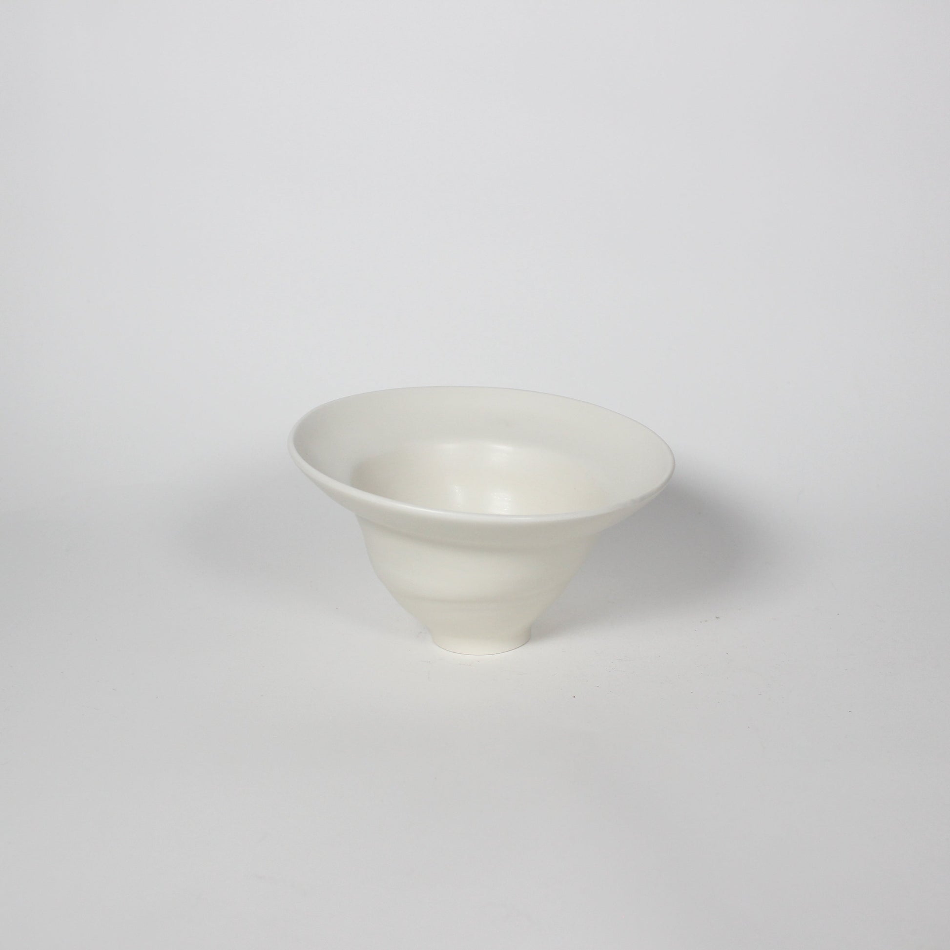 Japanese Ceramic Wabi Bowl, White