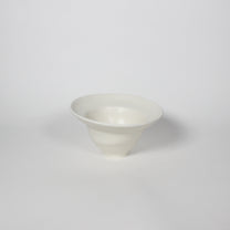 Japanese Ceramic Wabi Bowl, White