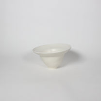 Japanese Ceramic Wabi Bowl, White