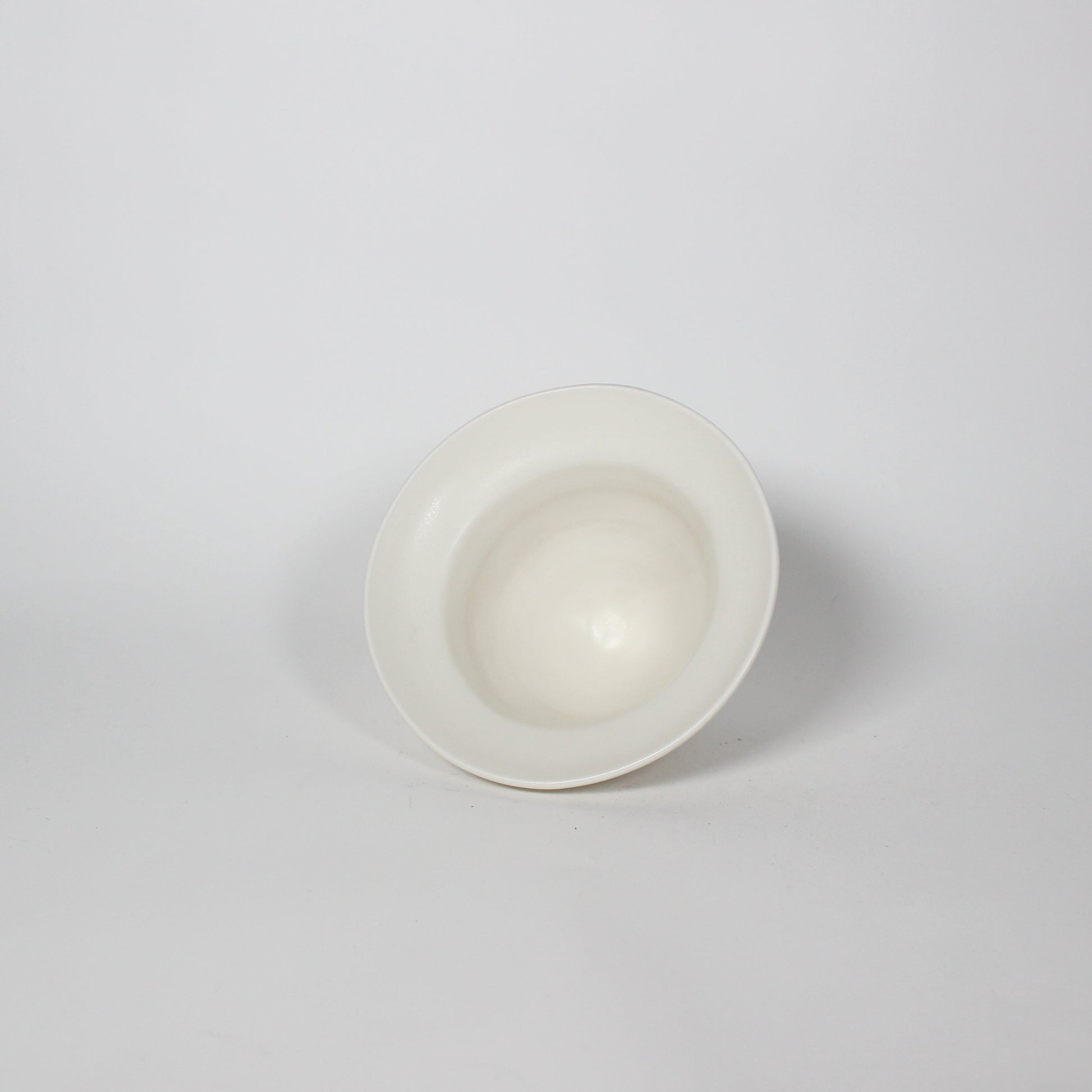 Japanese Ceramic Wabi Bowl, White