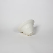 Japanese Ceramic Wabi Bowl, White