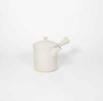 Japanese Tokoname Ceramic Kyusu Tea Pot II, Ivory