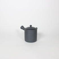 Japanese Tokoname Ceramic Kyusu Tea Pot II, Midnight/Black