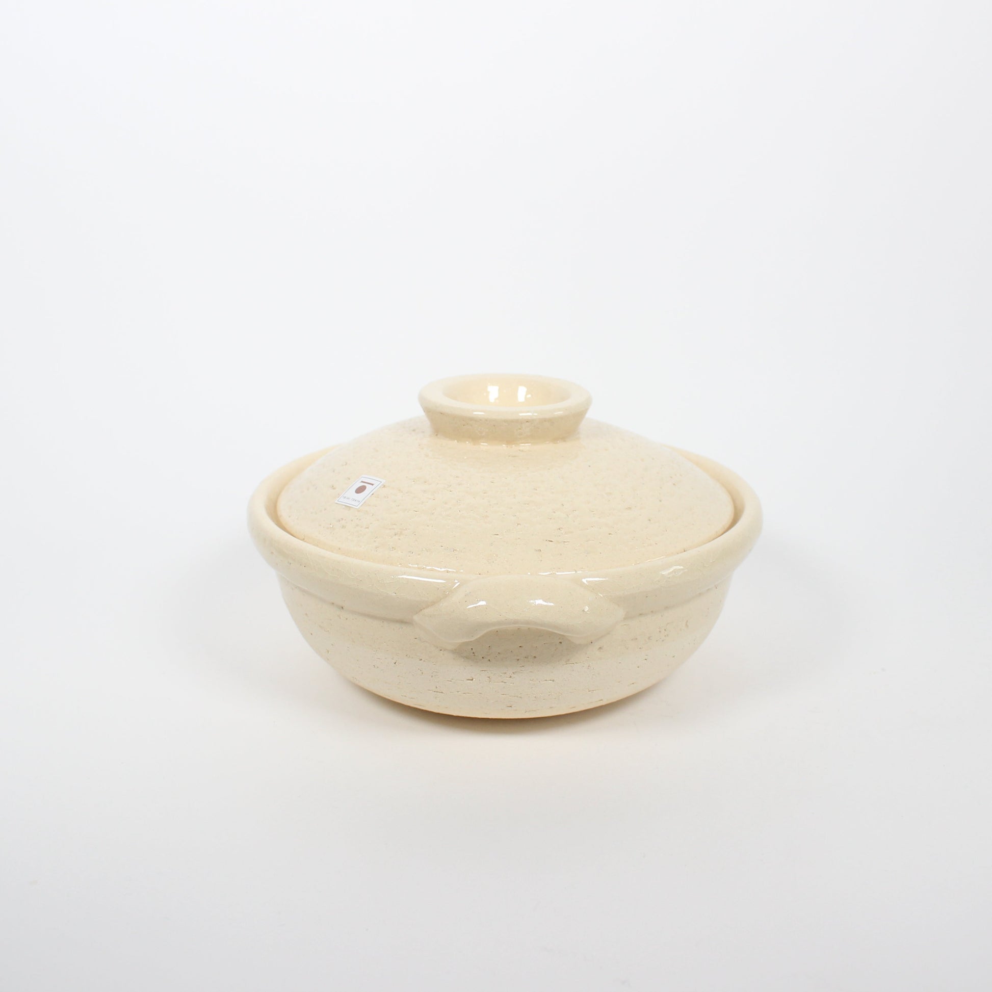Japanese Iga-yaki Donabe Cooking Pot, Beige