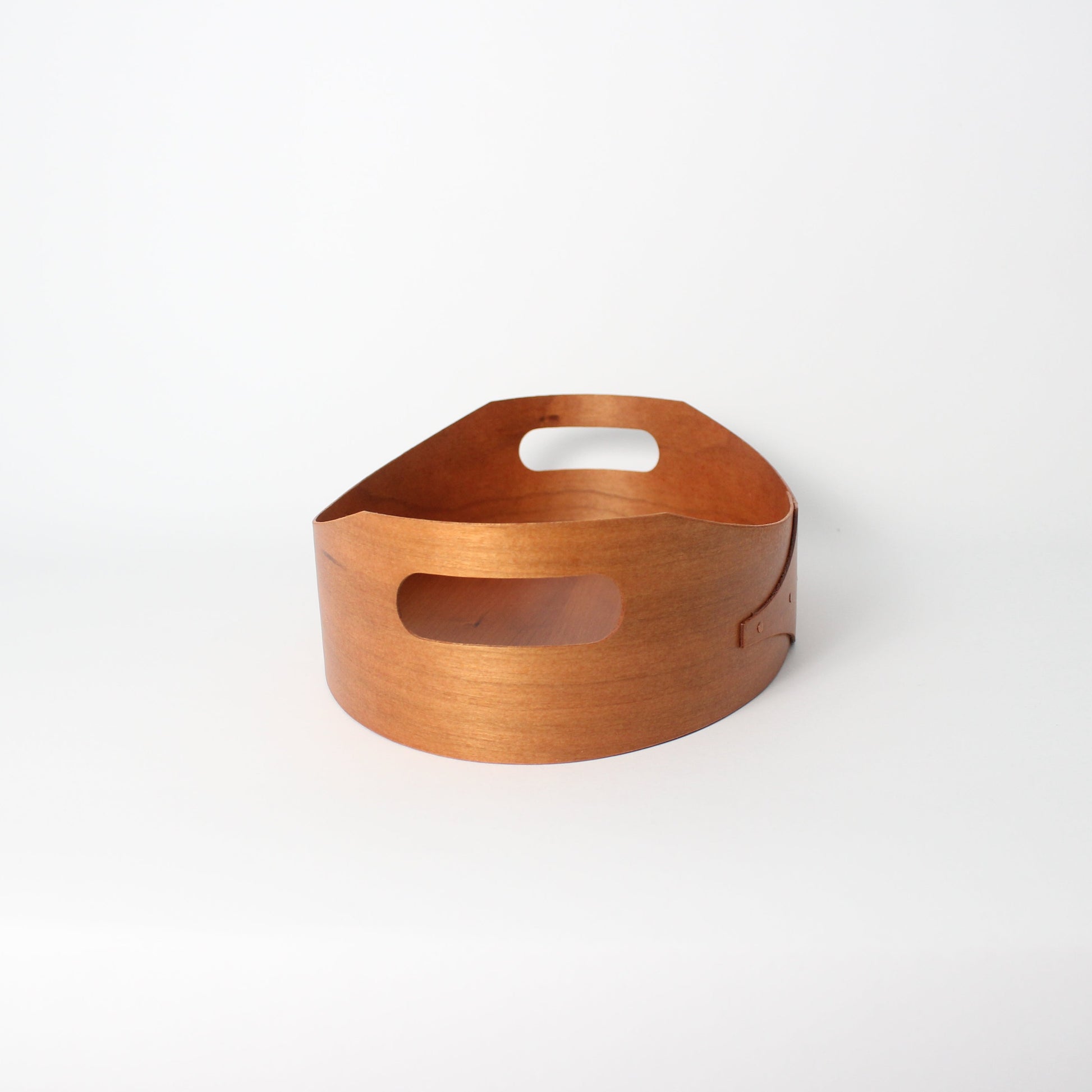 Cherry Shaker Oval Tray w/ Handles