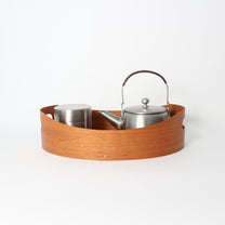 Cherry Shaker Oval Tray w/ Handles