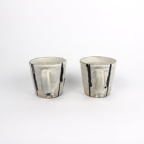 Japanese Shigaraki Itchin-Gaki Ceramic Mug