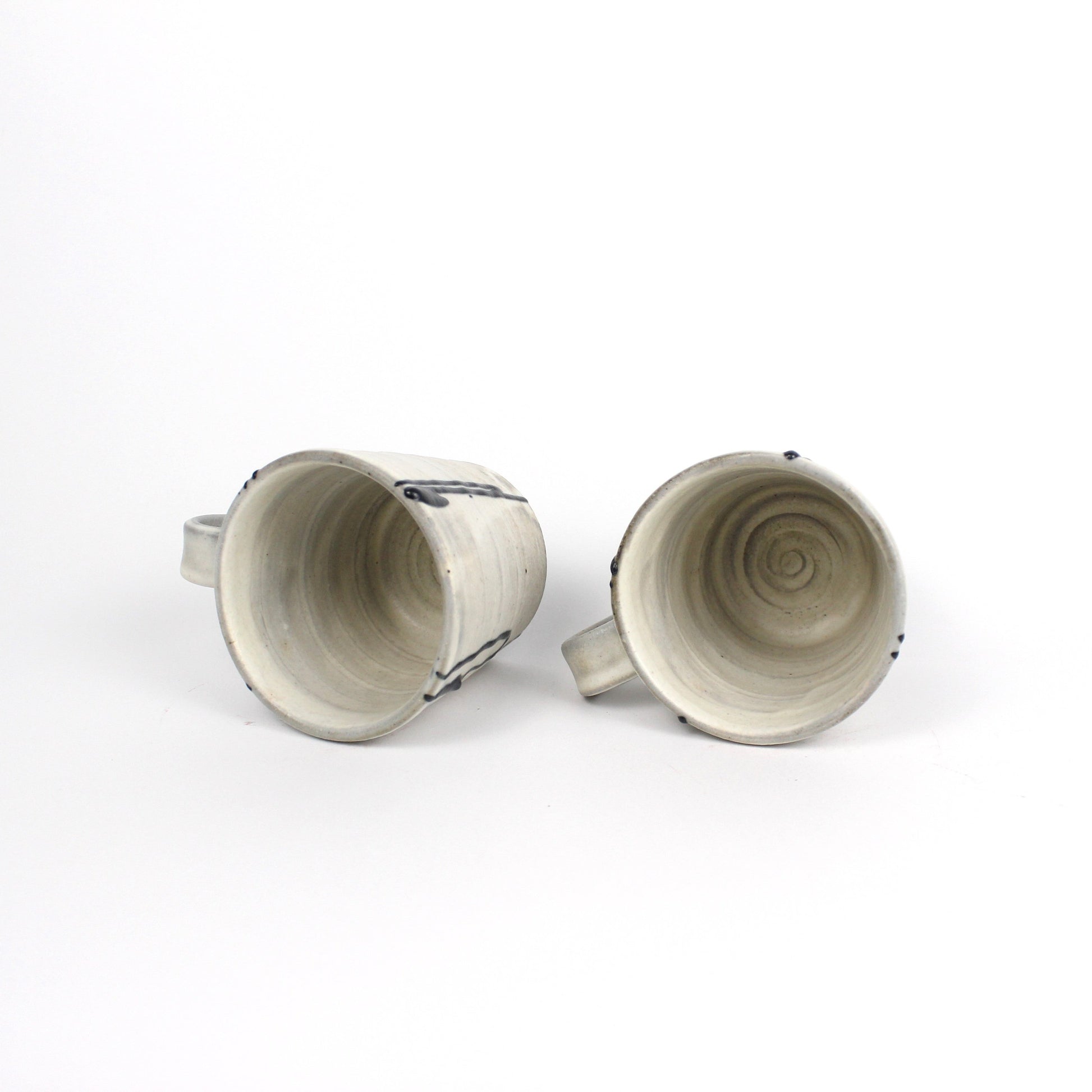 Japanese Shigaraki Itchin-Gaki Ceramic Mug