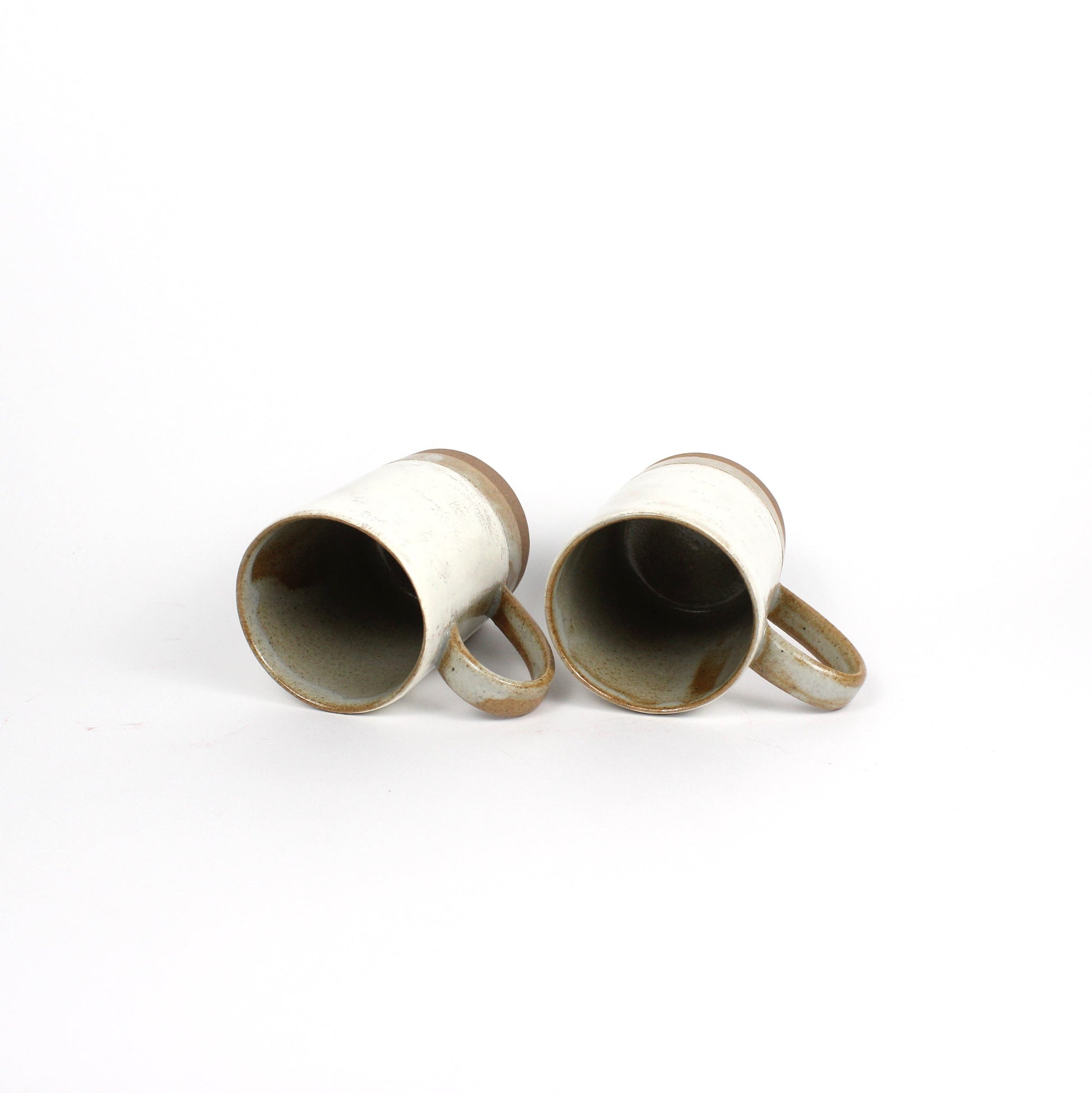 Korean Buncheong Ceramic Mugs, 3 Tone
