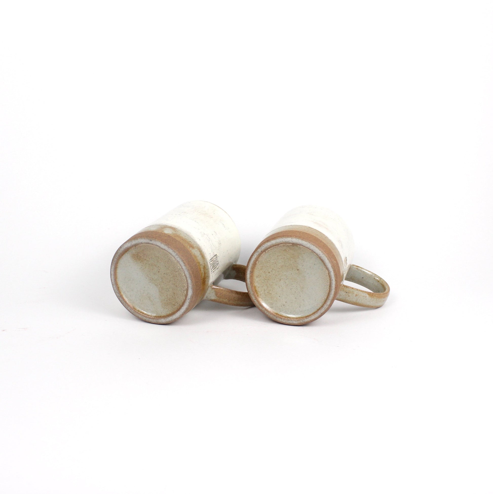 Korean Buncheong Ceramic Mugs, 3 Tone