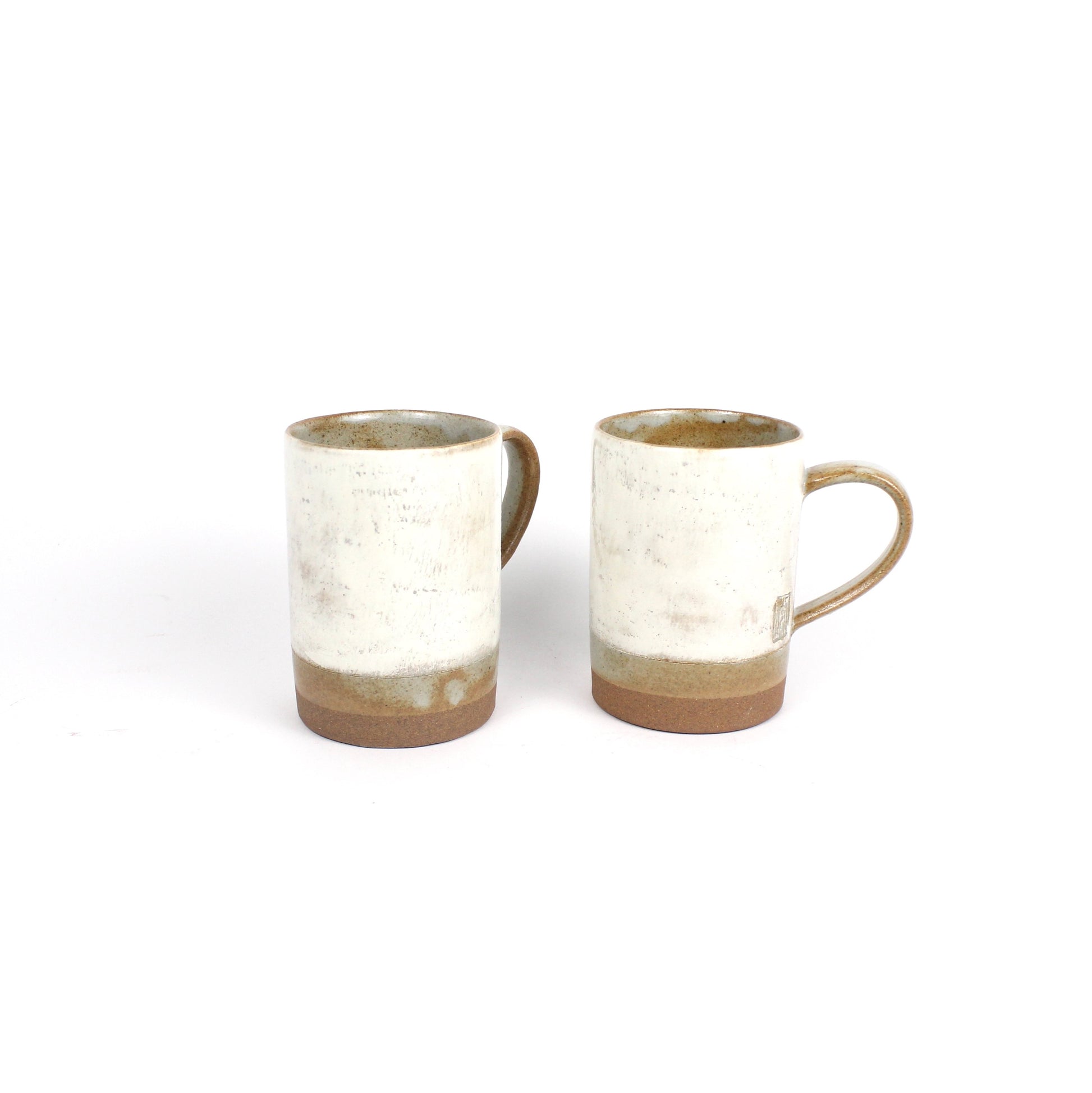 Korean Buncheong Ceramic Mugs, 3 Tone