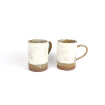 Korean Buncheong Ceramic Mugs, 3 Tone