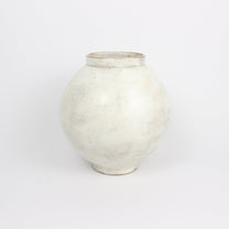 Korean Buncheong Moon Jar, H 6.75&quot;