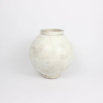 Korean Buncheong Moon Jar, H 6.75&quot;