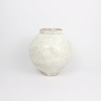 Korean Buncheong Moon Jar, H 6.75&quot;