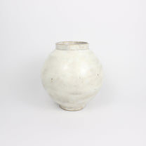Korean Buncheong Moon Jar, H 6.75&quot;