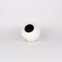 Korean Buncheong Mini Moon Jar, Moon Motif