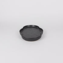 Korean Buncheong Cloud Plate with Snowflake Motif