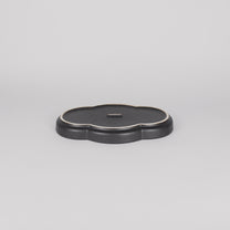 Korean Buncheong Cloud Plate with Snowflake Motif