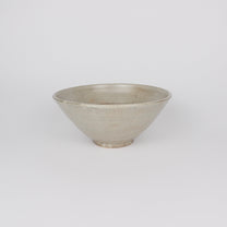 Japanese Shigaraki Ceramic Matcha Bowl, Grainy Beige