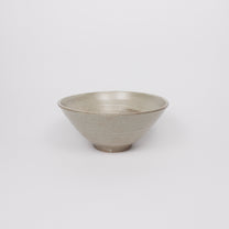 Japanese Shigaraki Ceramic Matcha Bowl, Grainy Beige