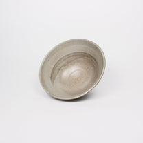 Japanese Shigaraki Ceramic Matcha Bowl, Grainy Beige