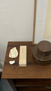 Tokyo Kodo White Stone Incense Holder