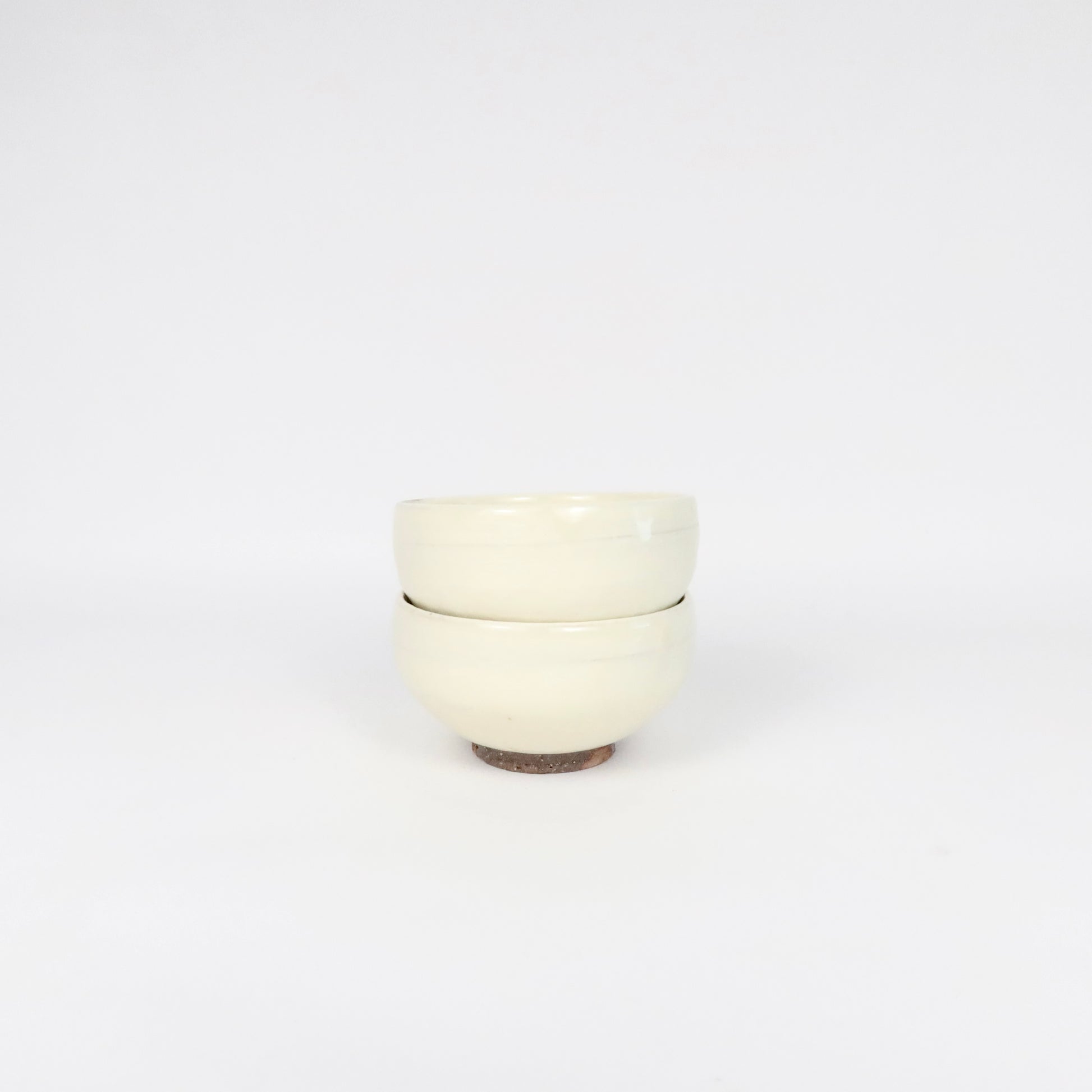 Japanese Kohiki Kyo-yaki Chawan Tea Cup, Beige