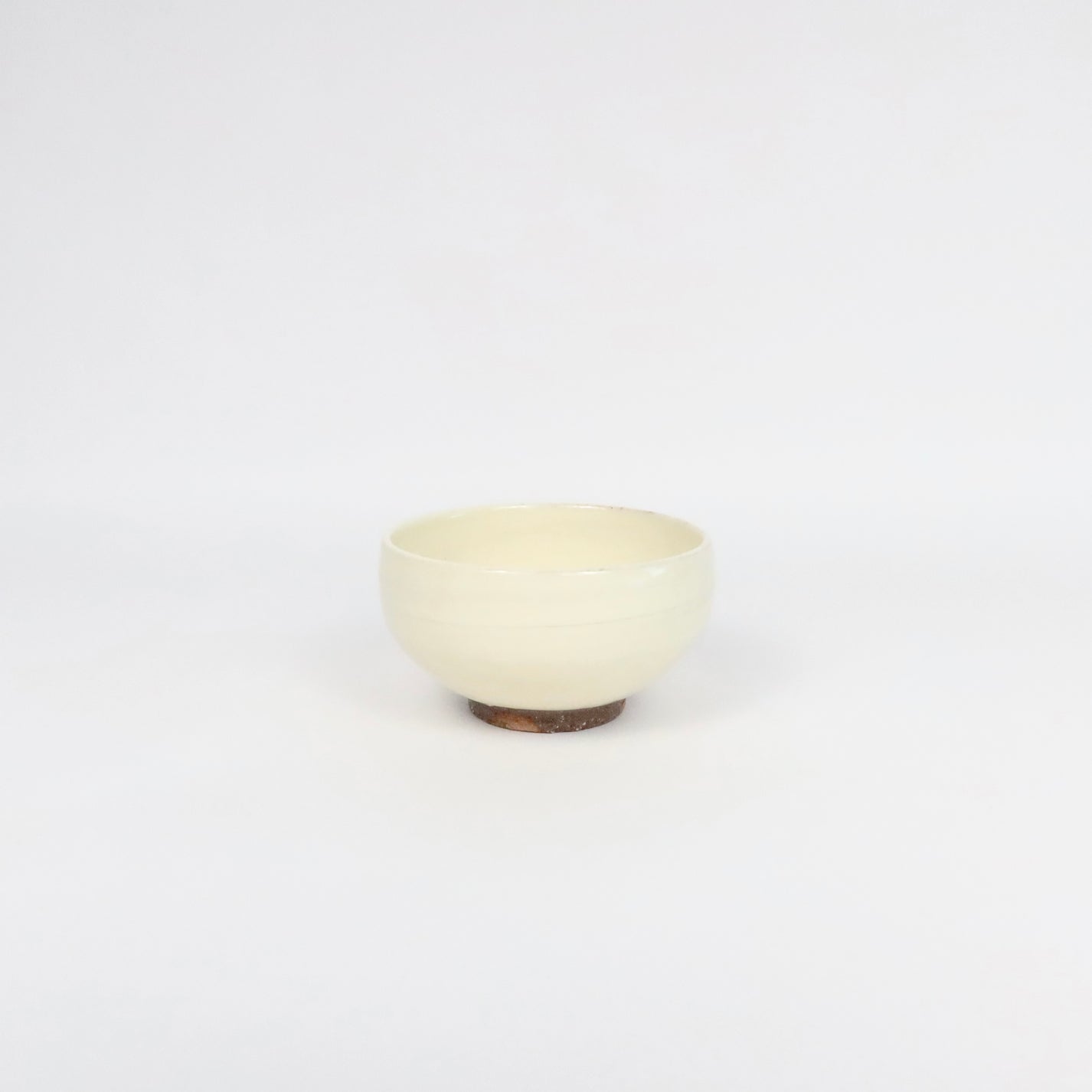 Japanese Kohiki Kyo-yaki Chawan Tea Cup, Beige