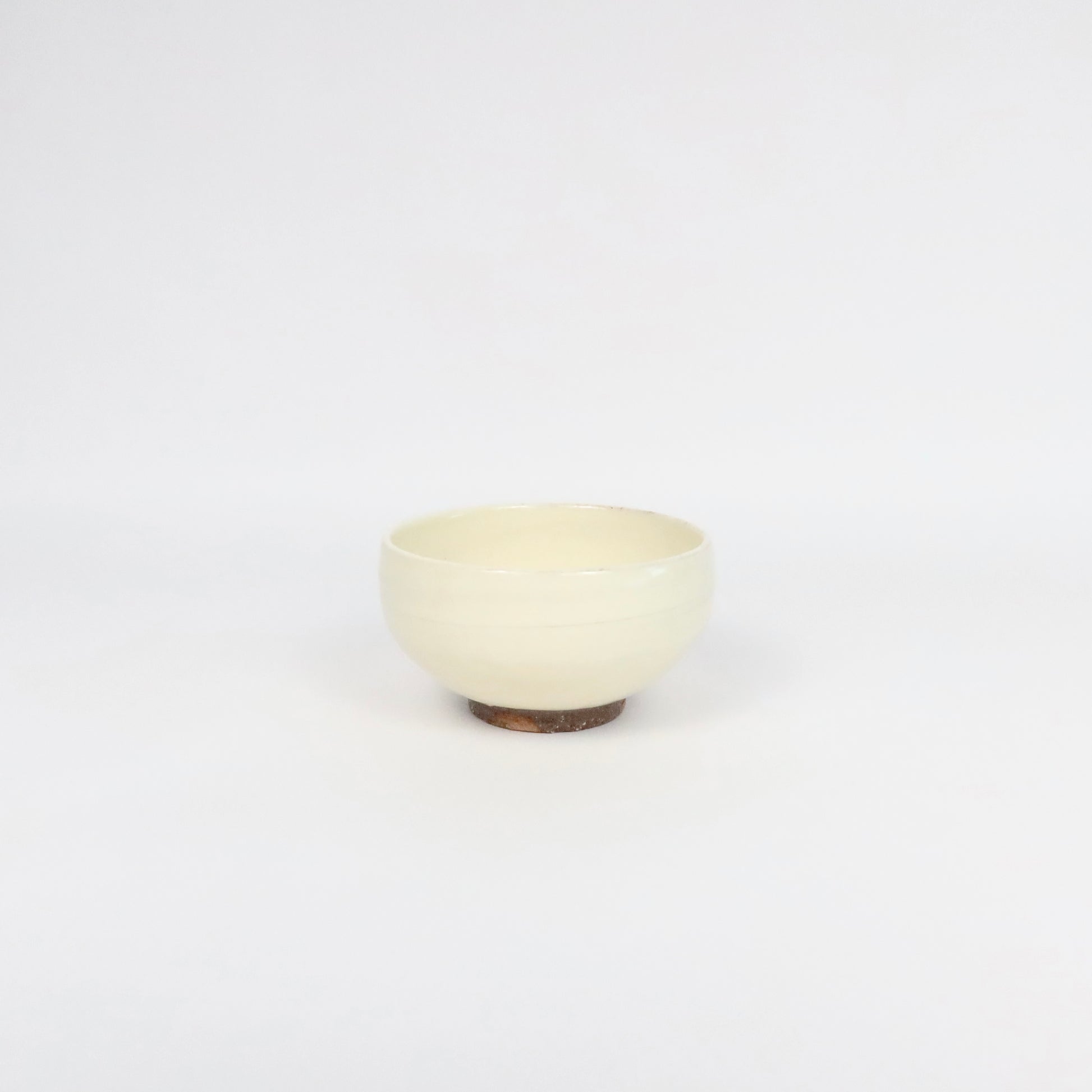 Japanese Kohiki Kyo-yaki Chawan Tea Cup, Beige