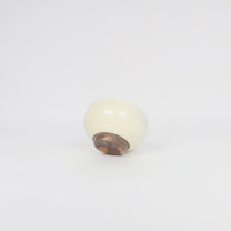 Japanese Kohiki Kyo-yaki Chawan Tea Cup, Beige