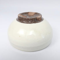 Japanese Kohiki Kyo-yaki Chawan Tea Cup, Beige