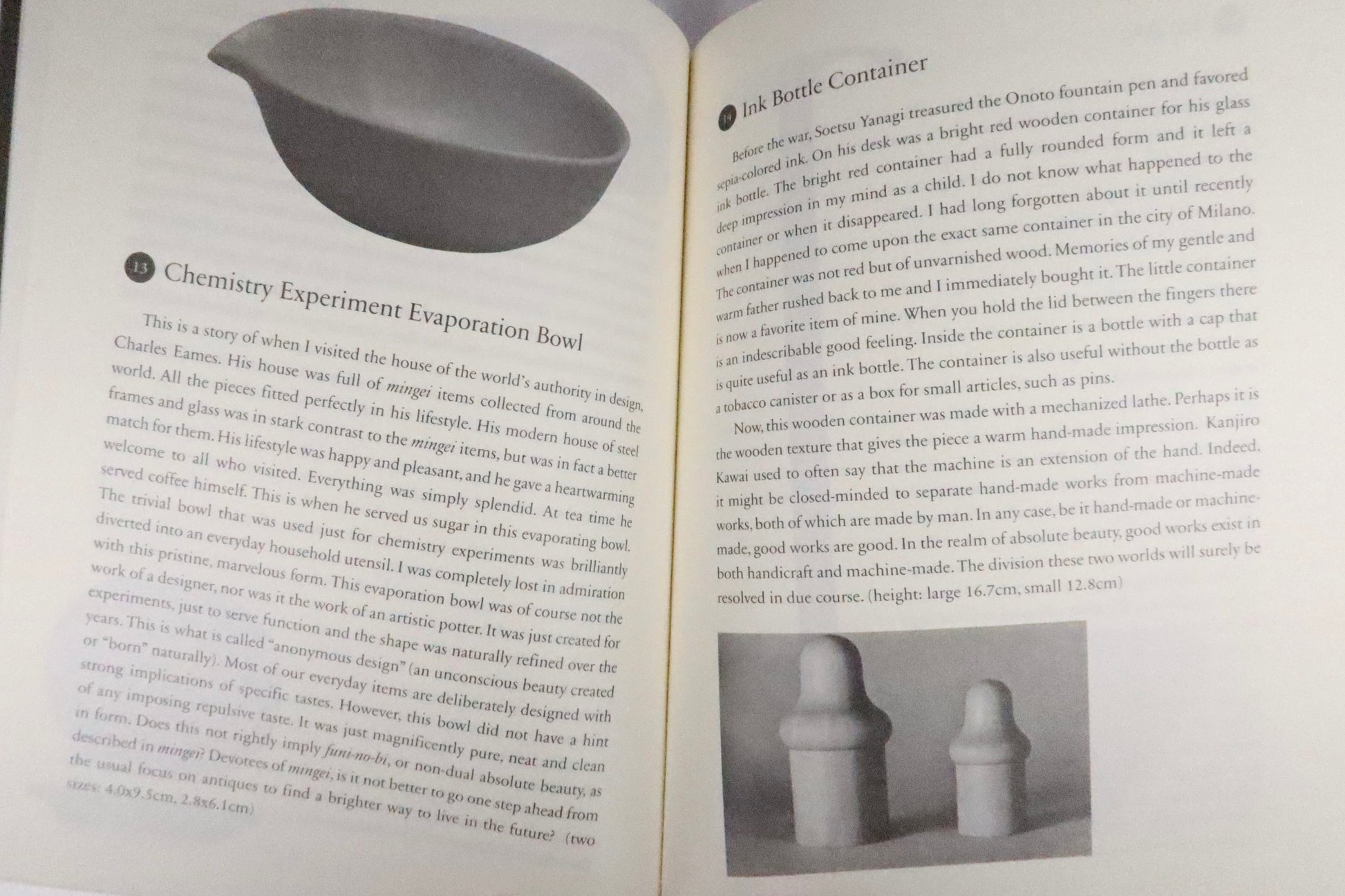 Book The Philosophy of Design by Sori Yanagi