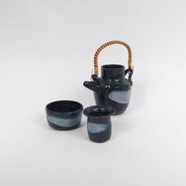 Japanese Kisha Teapot &amp;amp; Cups Gift Set