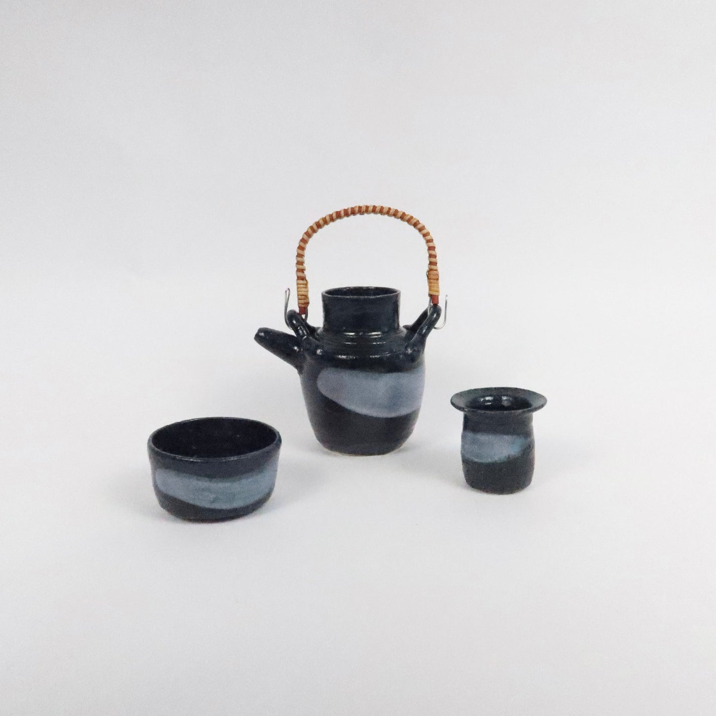 Japanese Kisha Teapot &amp;amp; Cups Gift Set