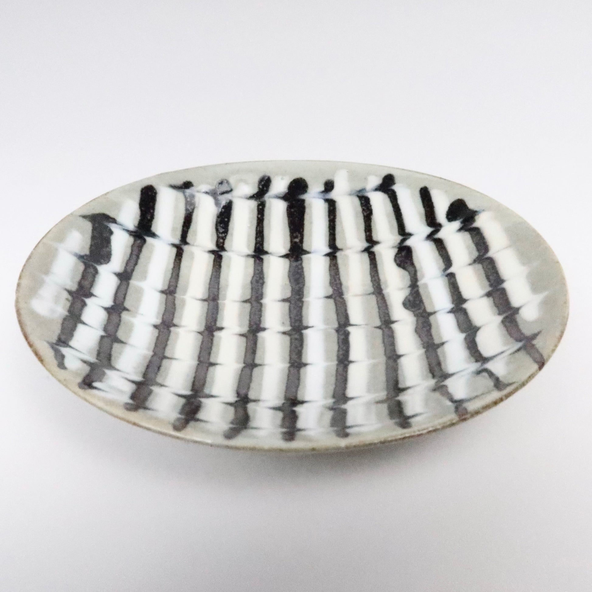 Japanese Slipware Ceramic Plate