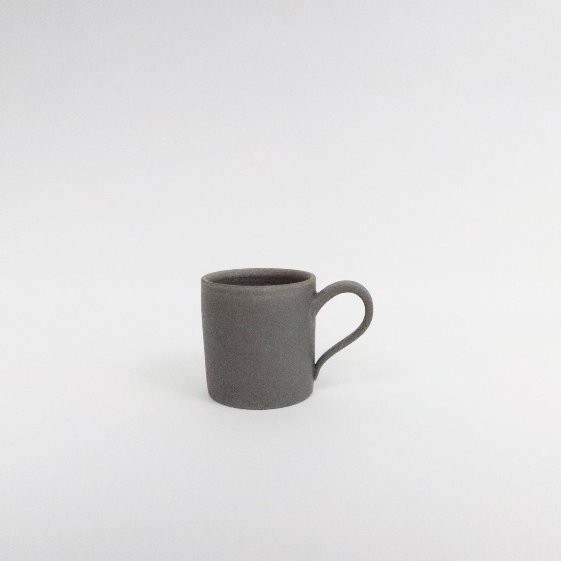 Japanese Tokoname Ceramic Coffee Mug, Dark Brown